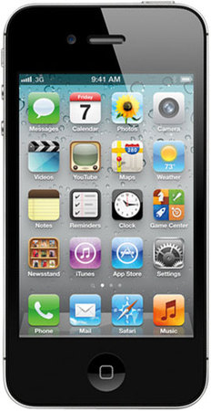 Смартфон APPLE iPhone 4S 16GB Black - Зима