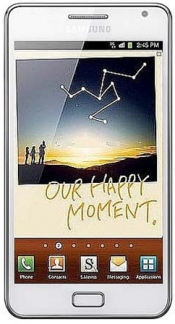 Смартфон Samsung Galaxy Note GT-N7000 White - Зима